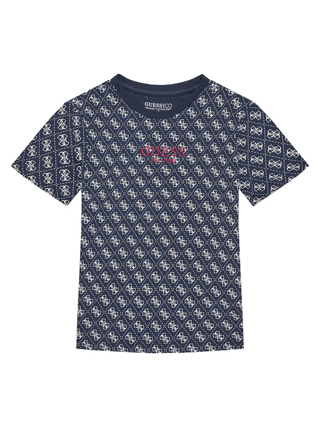 Guess Guess Футболка L5YI19 K8HM4 Cиній Regular Fit