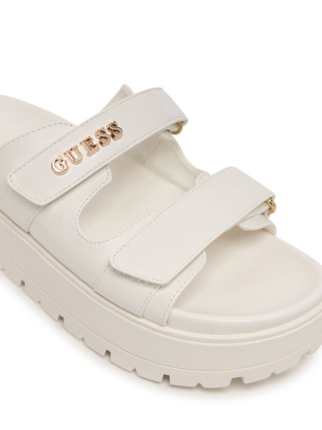 Guess Pantoletten Guess FLJFAX ELE03 Écru