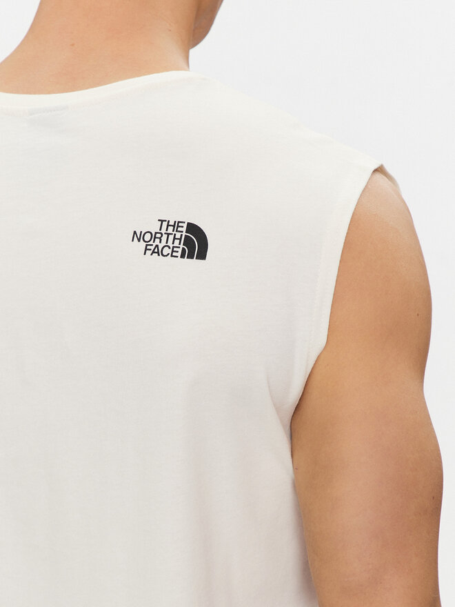 The North Face The North Face Tank top Easy NF0A87R2 Λευκό Regular Fit