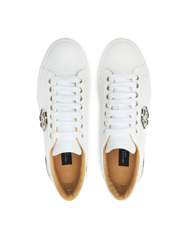 PHILIPP PLEIN Sneakersy PHILIPP PLEIN AADS USC0665 PLE010N Biały