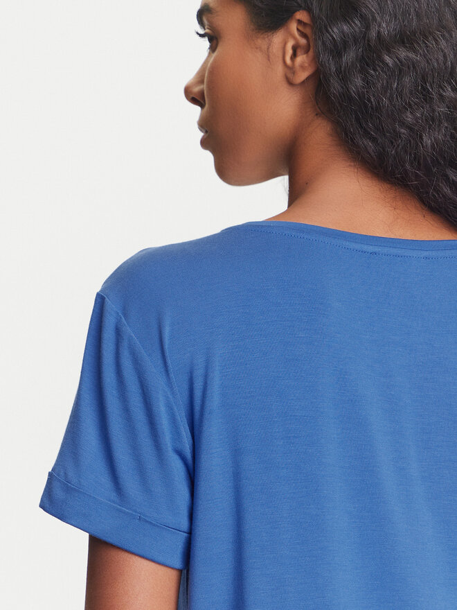 Emporio Armani Emporio Armani Camiseta EW000780 AF12192 UA012 Azul Regular Fit
