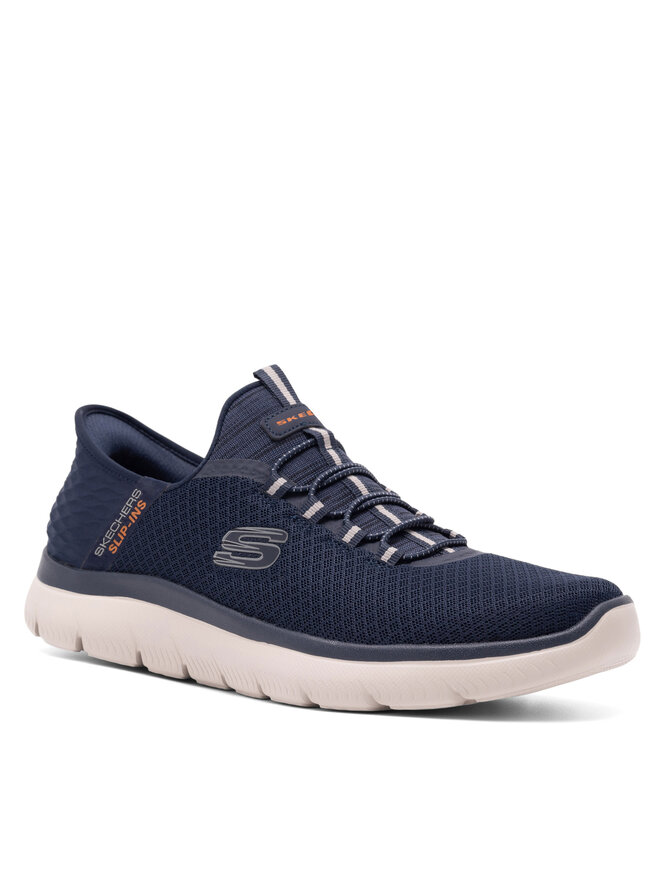 Skechers Sneakersy Skechers SUMMITS SLIP INS 232457 NVY Tmavomodrá