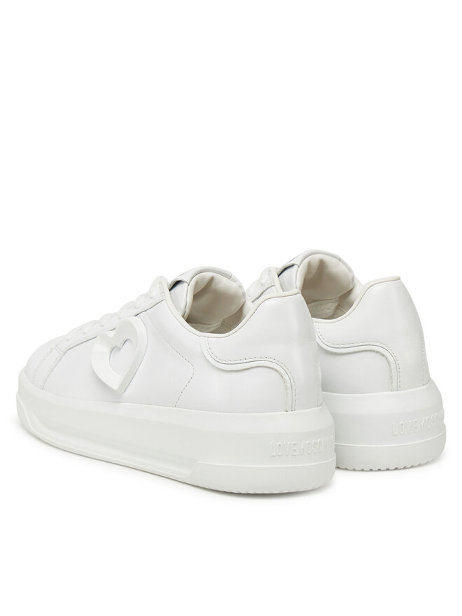 LOVE MOSCHINO Sneakersy LOVE MOSCHINO JA15545G0MIA410A Biały