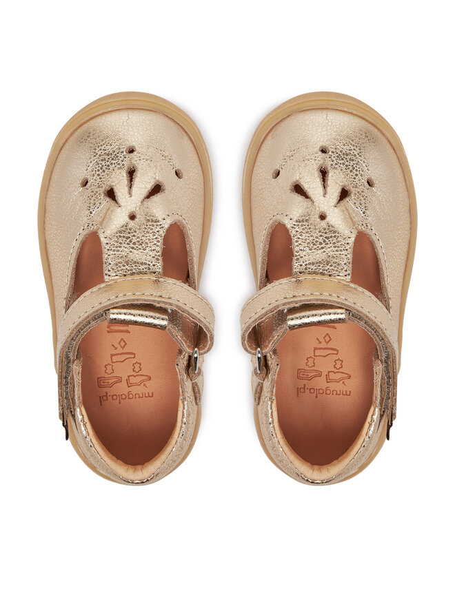Mrugała Halbschuhe Mrugała Luna 2190/5 Goldfarben