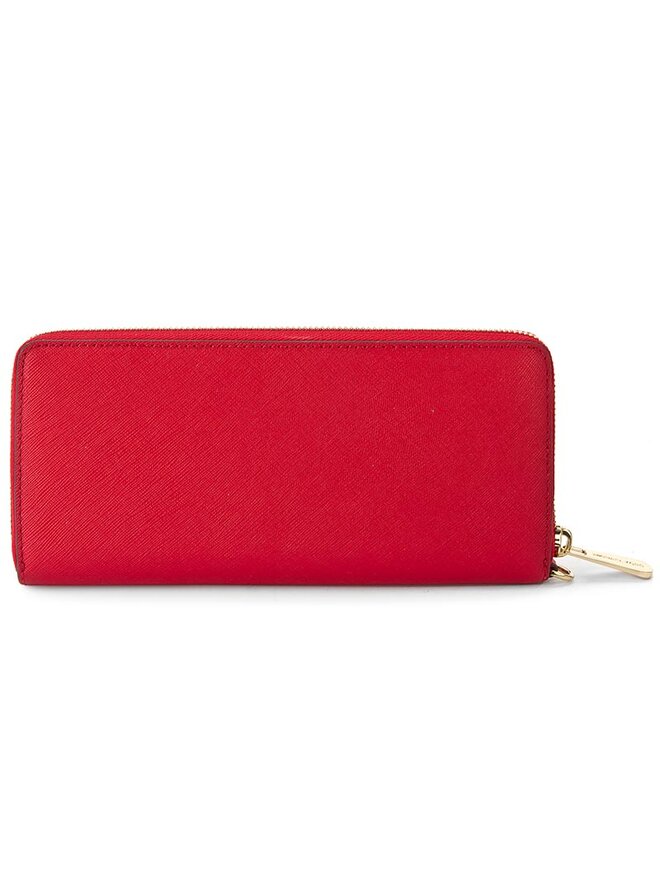 Portefeuille femme grand format Michael Kors Jet Set Travel 32S5GTVE9L Rouge chaussures