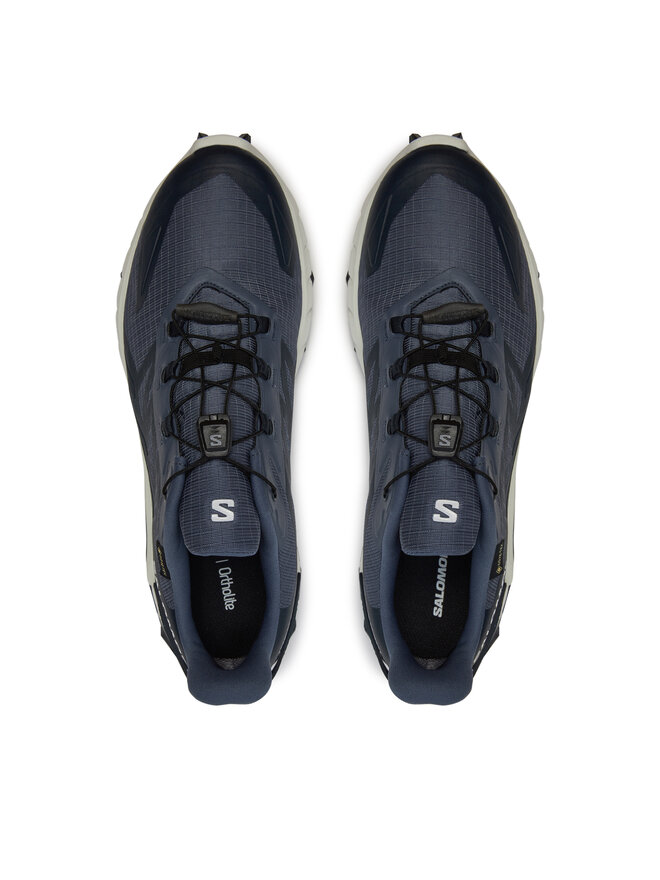 Salomon Buty do biegania Salomon Supercross 4 Gore-Tex L47462300 Granatowy