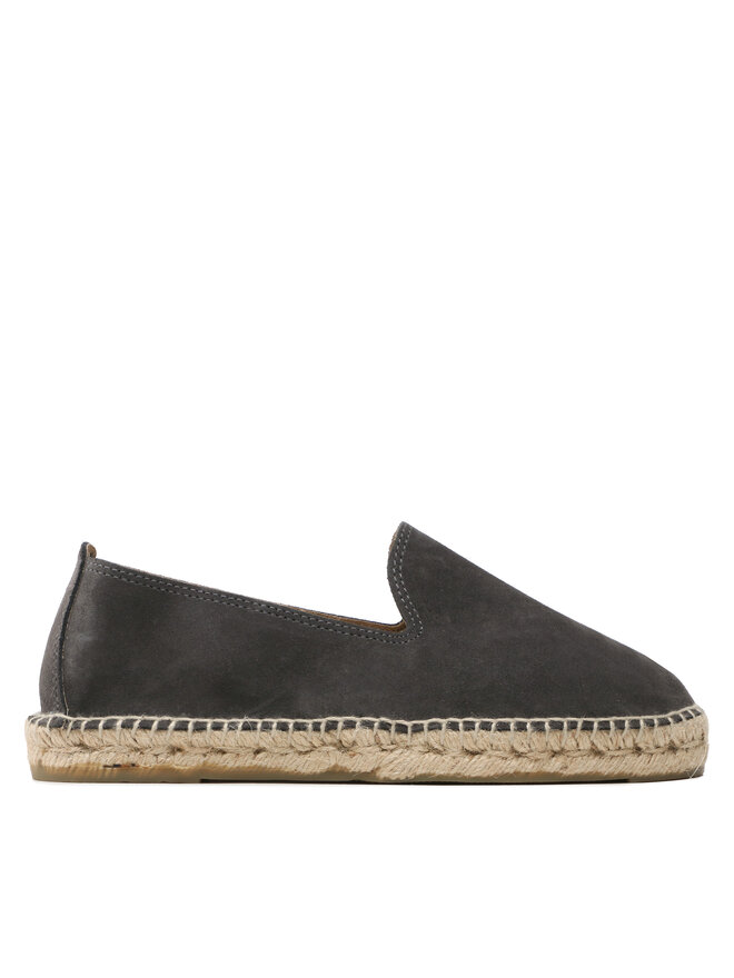 Manebi Espadrile Manebi Suede Flat Espadrilles W 1.0 C0 Siva