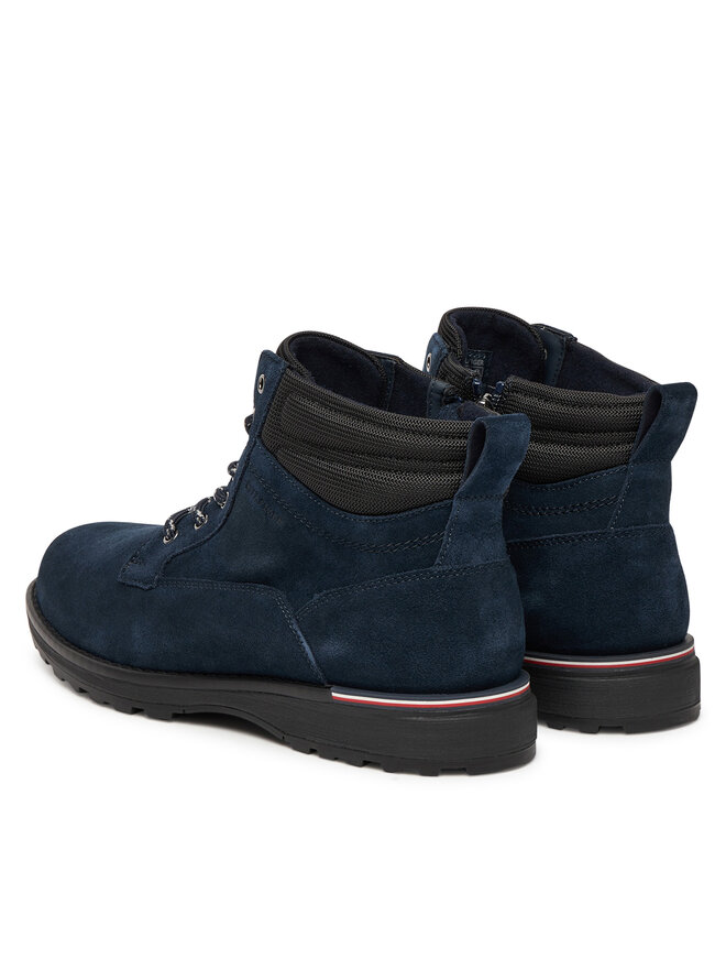 Tommy Hilfiger Schnürschuhe Tommy Hilfiger Corporate W FM0FM05605 Dunkelblau