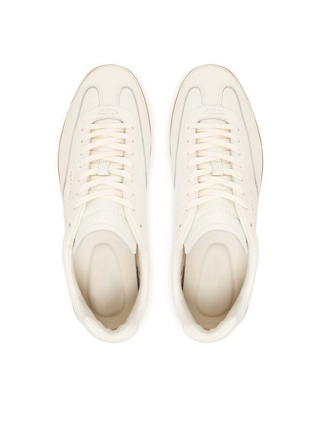 Tommy Hilfiger Sneakers Tommy Hilfiger Lo Lux Lth FM0FM05815 Écru