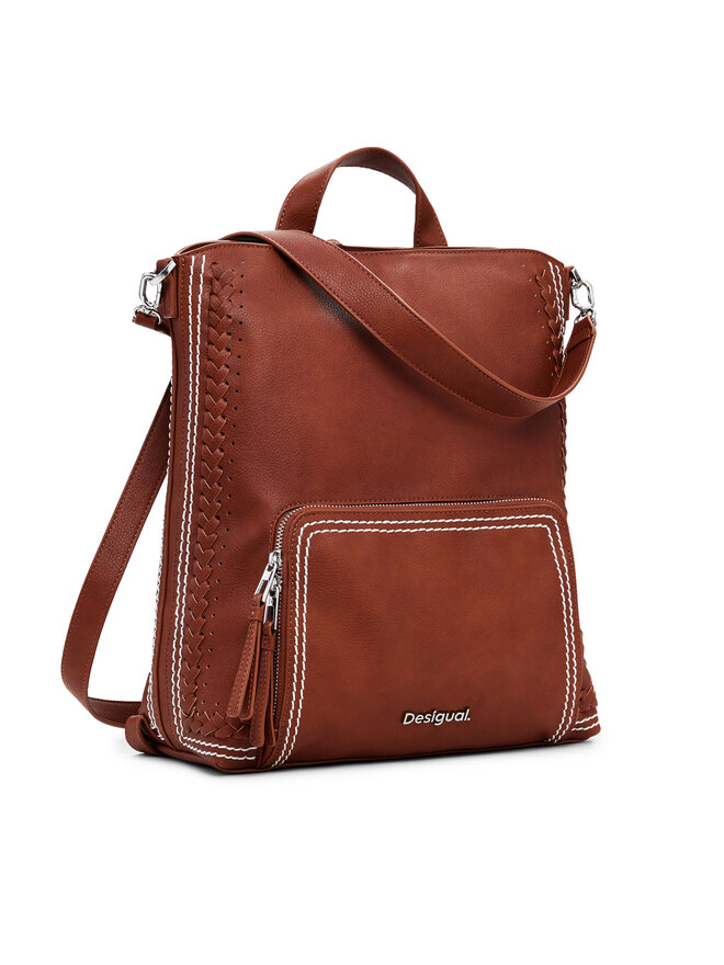 Desigual Nahrbtnik Desigual Trama Pretoria 25SAKP21 Rjava