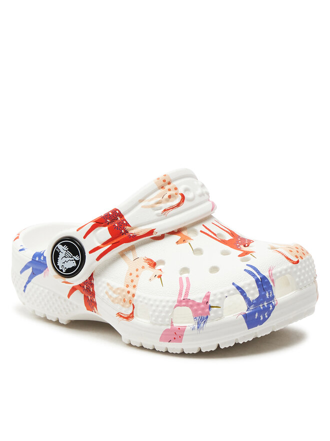Crocs Nazouváky Crocs Classic Character Print Clog T 209697 Bílá
