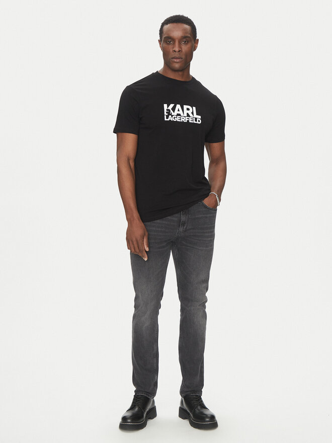 KARL LAGERFELD KARL LAGERFELD T-Shirt 755087 552235 Schwarz Regular Fit