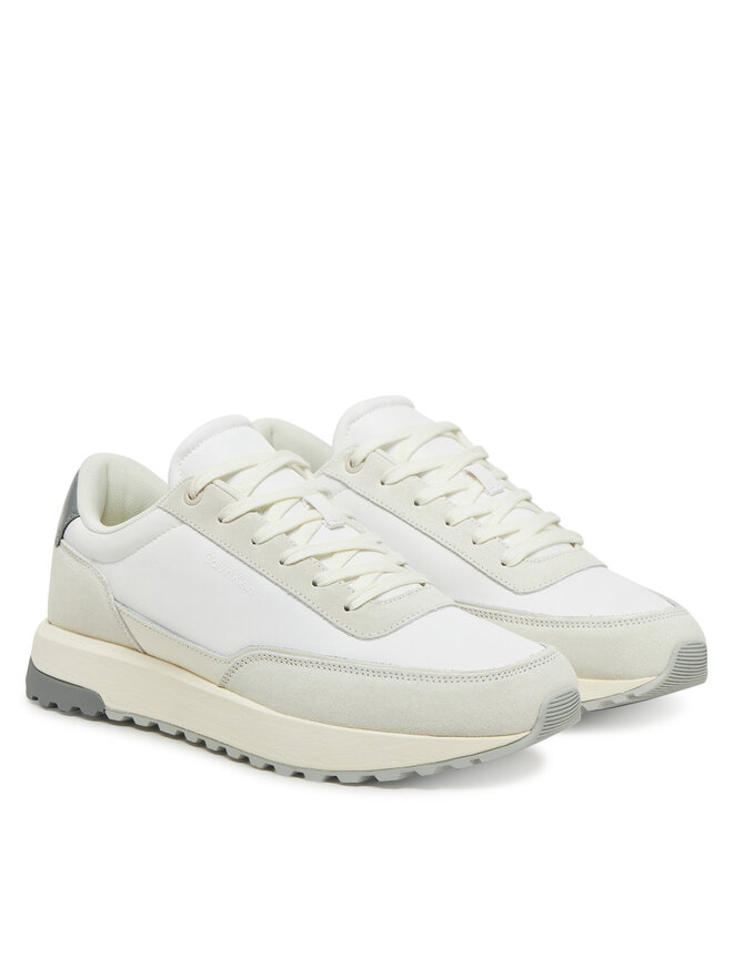 Calvin Klein Снікерcи Calvin Klein Low Top Lace Up Repreve Mix HM0HM01714 Білий