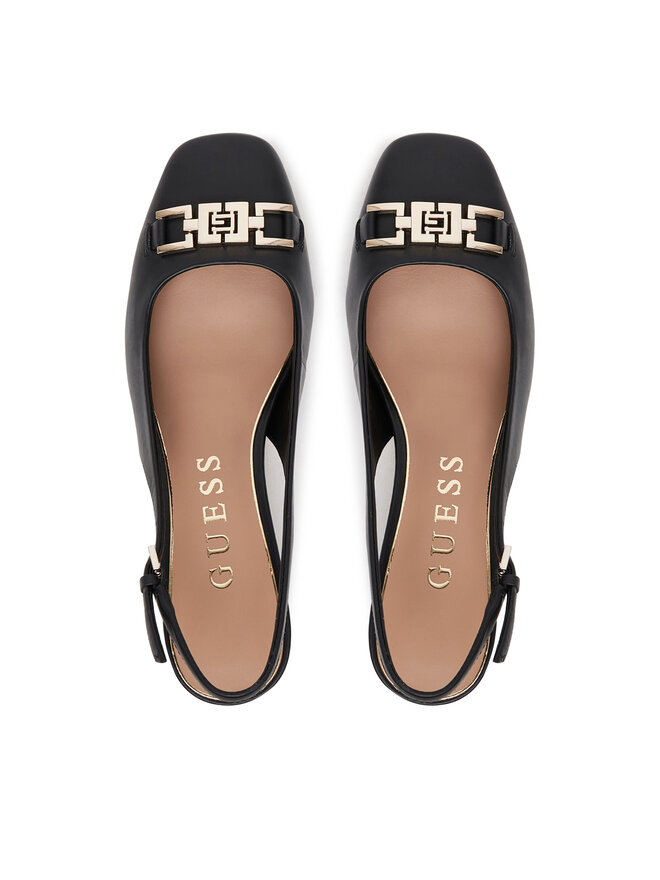 Guess Σανδάλια Guess FLTCDE LEA05 Μαύρο