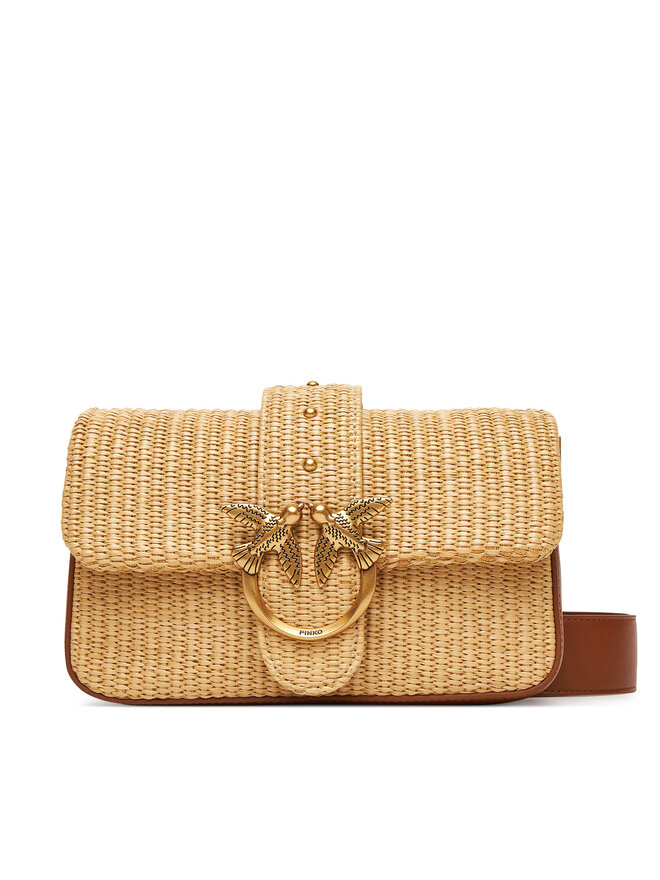 PINKO Сумка PINKO Love One Mini Slouchy Fl PE 25 PLTT 104340 A2CF Бежевий