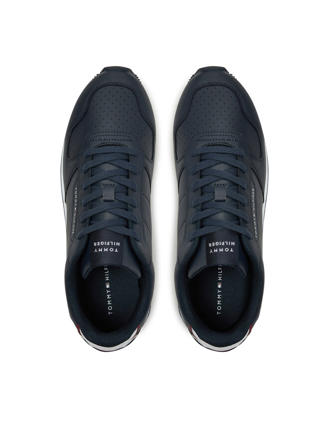 Tommy Hilfiger Снікерcи Tommy Hilfiger New Runner Eva Mix Lth Flag FM0FM05453 Cиній