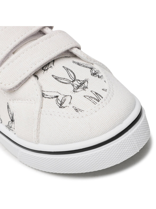 Looney Tunes Sneakers aus Stoff Looney Tunes SS22-37WBLT Weiß