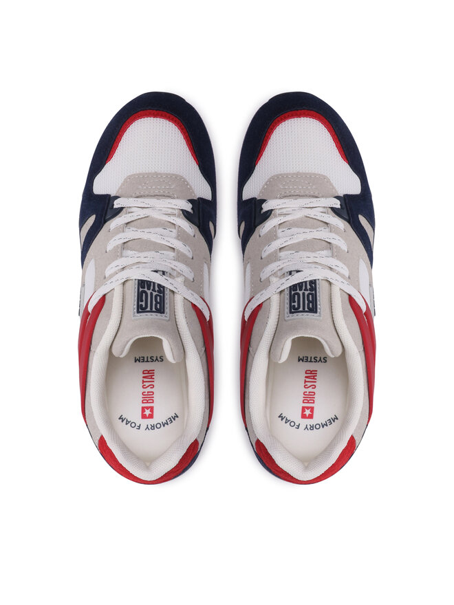 Big Star Shoes Sneakersy Big Star Shoes LL274950 Czerwony