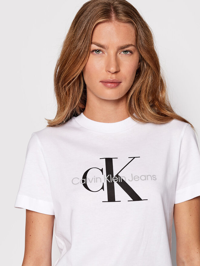 Calvin Klein Jeans Calvin Klein Jeans T-Shirt J20J219142 Λευκό Regular Fit