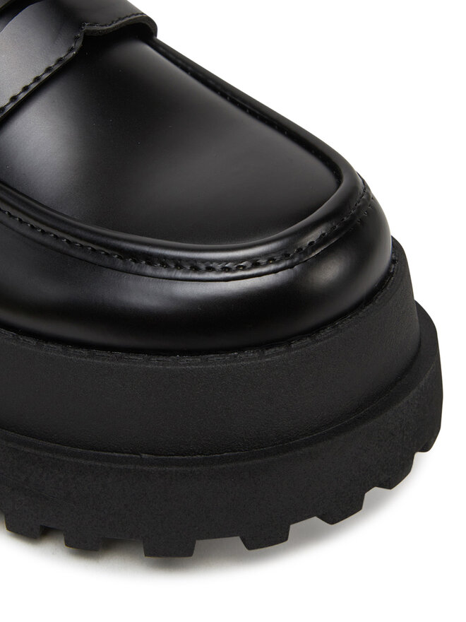 Buffalo Slipper Buffalo Pluto Loafer 1624086 Schwarz