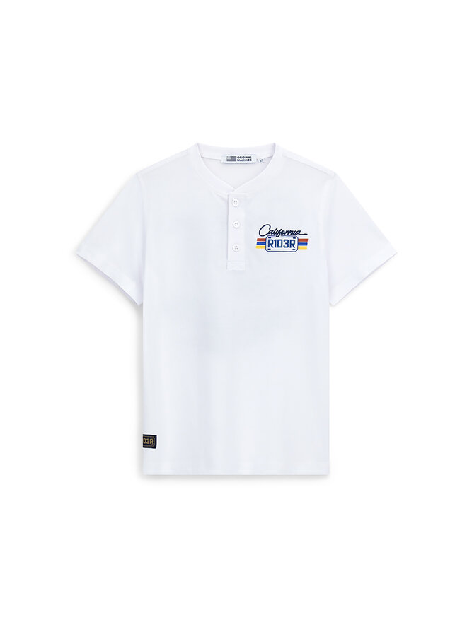 Original Marines Original Marines T-Shirt DFP4198YM Weiß Regular Fit