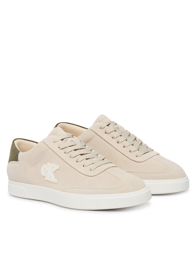 Calvin Klein Sneakers Calvin Klein Low Pro Cups Wt Suede Mg HW0HW03144 Beige