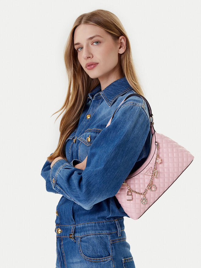 Guess Сумка Guess Everlee HWEG86 79180 Рожевий