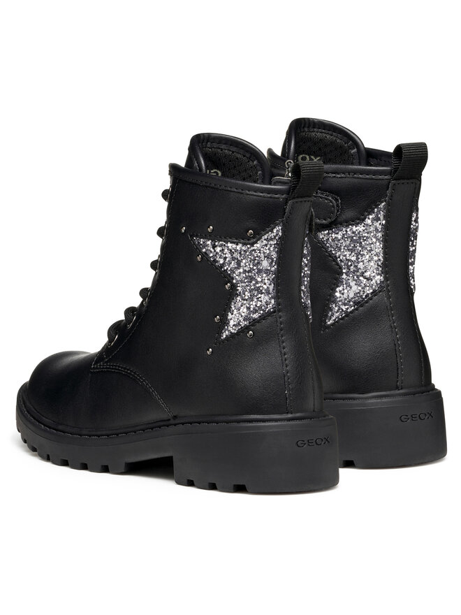 Geox Stiefeletten Geox J Casey J9420G 03WEW C9B1G D Schwarz