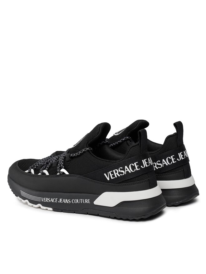 Versace Jeans Couture Снікерcи Versace Jeans Couture 75YA3SA5 Чорний