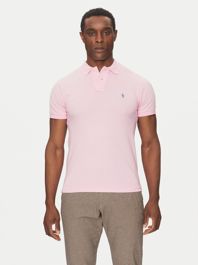 Polo Ralph Lauren Polo Ralph Lauren Поло Core Replen 710795080 Рожевий Slim Fit