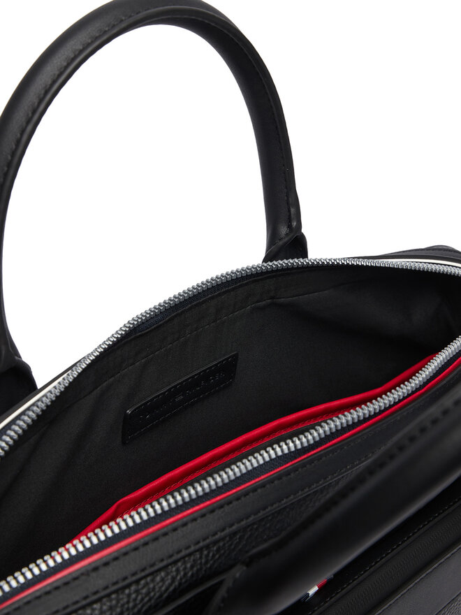 Tommy Hilfiger Laptoptasche Tommy Hilfiger Th Central Slim Computer Bag AM0AM14730 Schwarz