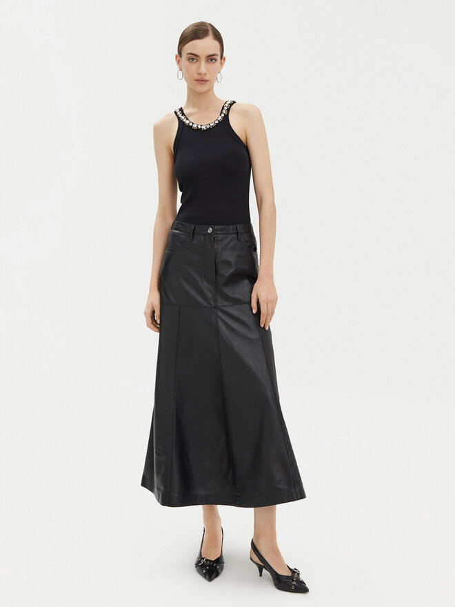 PINKO PINKO Top 105378 A2P9 Schwarz Regular Fit