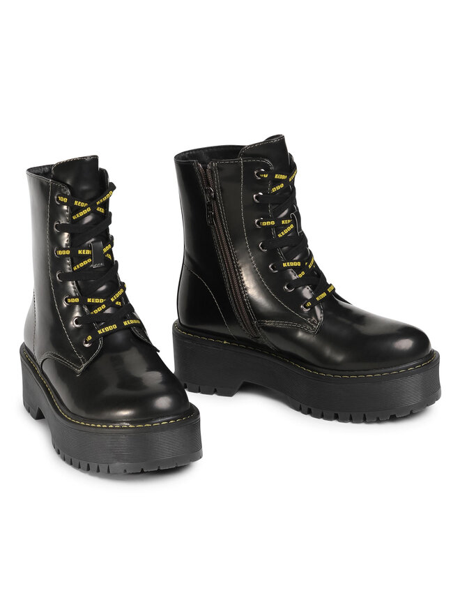 Keddo Schnürstiefeletten Keddo 508258/02-02G Schwarz