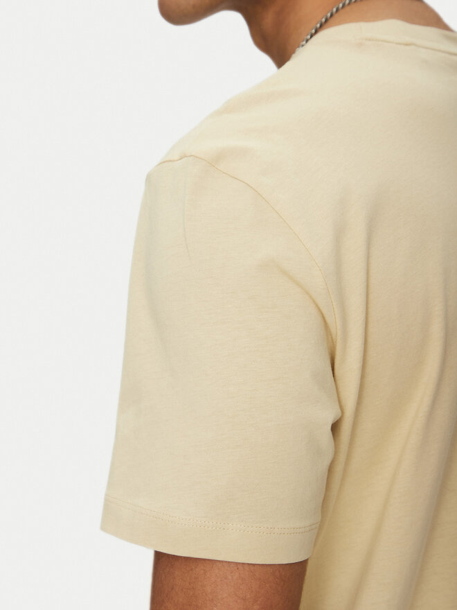 HUGO HUGO T-Shirt Dulivio 50467556 Μπεζ Regular Fit