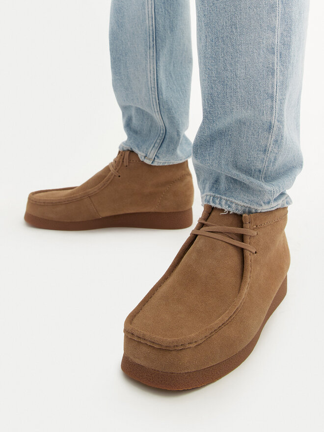 Черевики Clarks Wallabee Evo Boot 26172824 Коричневий | evzuttya