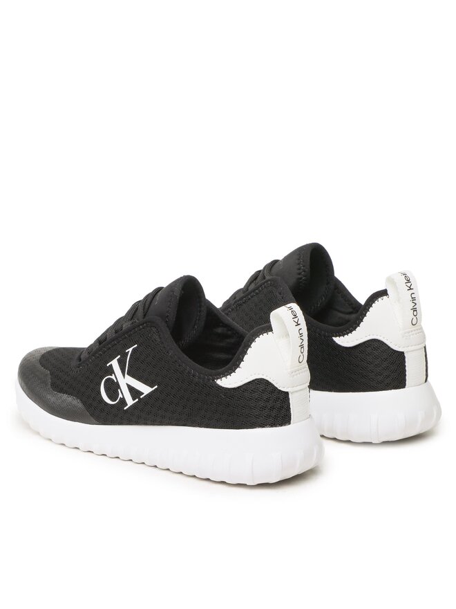 Calvin Klein Jeans Sneakers Calvin Klein Jeans Spor Run Eva Slipon Over Mesh Wn YW0YW00937 Nero