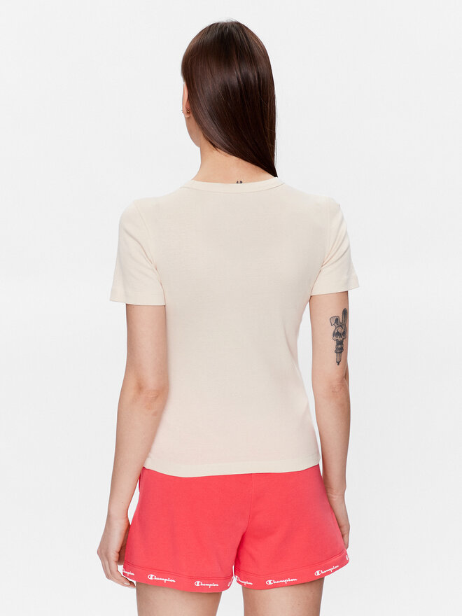 Champion Champion Marškinėliai 116345 Smėlio Regular Fit