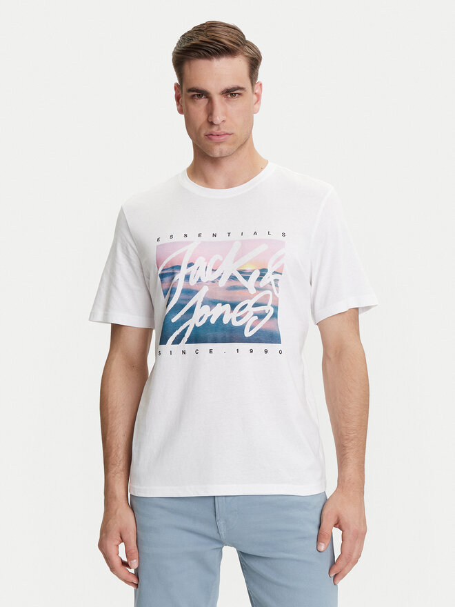Jack&Jones Jack&Jones Camiseta Colton 12268438 Blanco Standard Fit