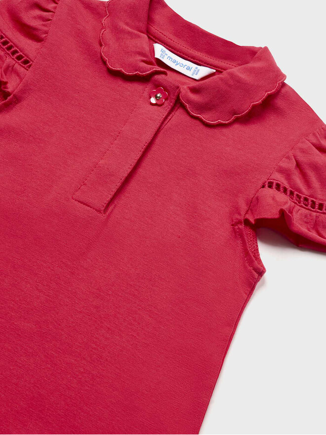 Mayoral Mayoral Polo majica 1191 Rdeča Regular Fit