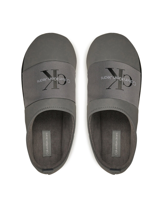 Calvin Klein Jeans Hausschuhe Calvin Klein Jeans Home Slipper Mono YM0YM00840 Grau