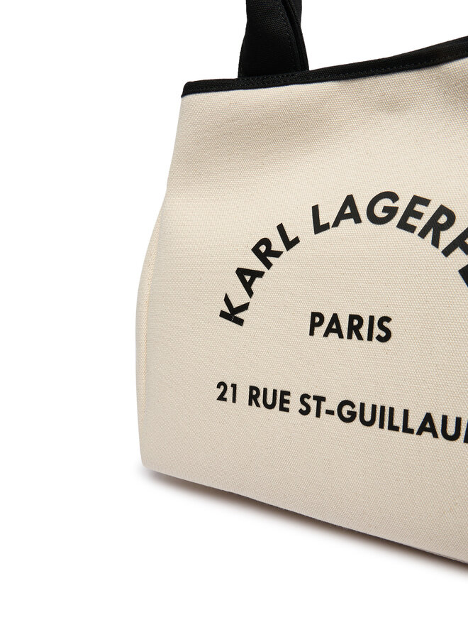 KARL LAGERFELD Handtasche KARL LAGERFELD B1W50010 Creme