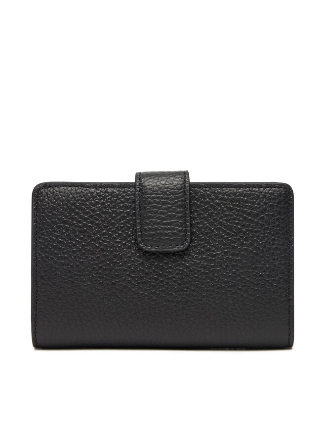 Coccinelle Cartera grande para mujer Coccinelle MW5 Metallic Soft E2 MW5 11 E7 01 Negro