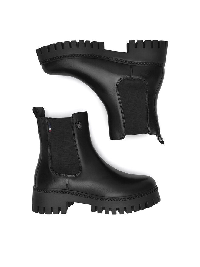 U.S. Polo Assn. Μποτάκια με λάστιχο U.S. Polo Assn. ZUMBA001W/DLE1 Μαύρο