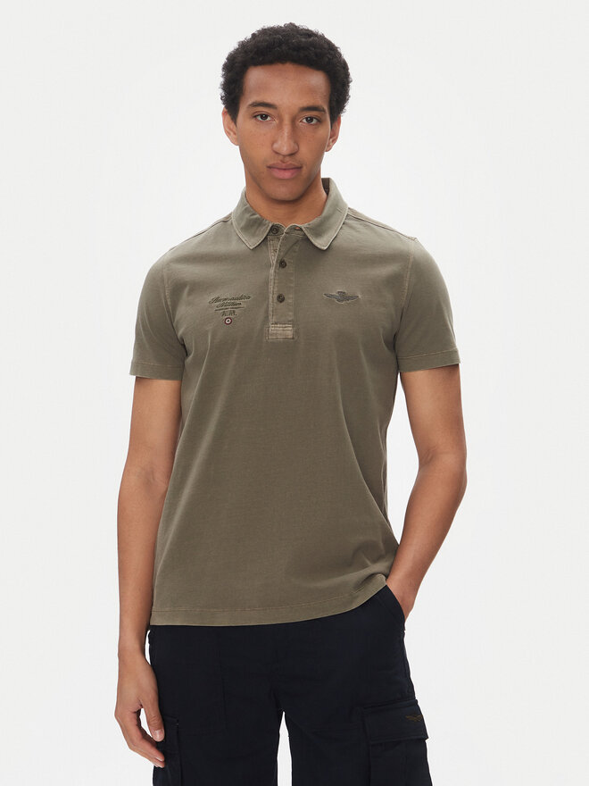 Aeronautica Militare Aeronautica Militare Polo 251PO1852J677 Χακί Regular Fit