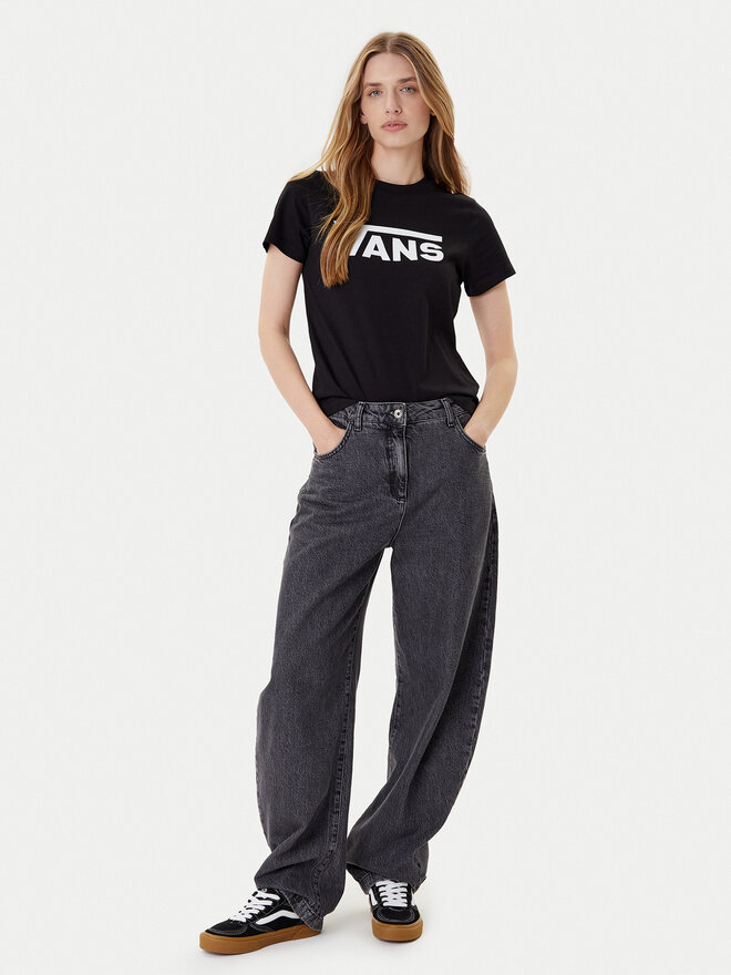 Vans Vans Majica Flying V Crew Tee VN0A3UP4 Črna Regular Fit