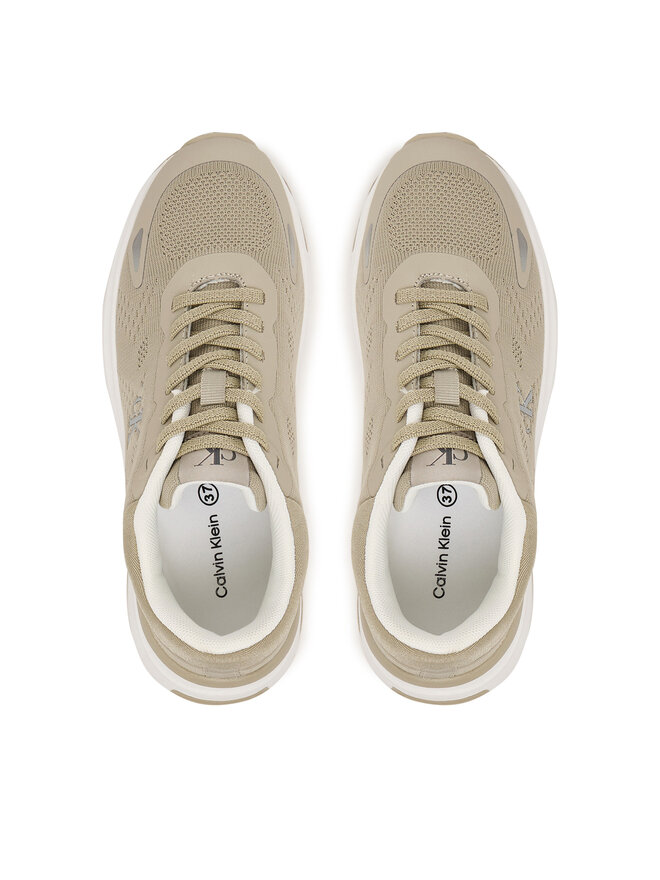 Calvin Klein Sneakers Calvin Klein Low Cut Lace-Up V3X9-83311-1903 Beige