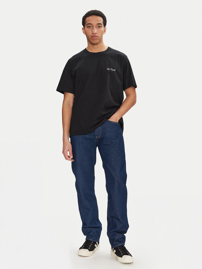 Jack&Jones Jack&Jones Marškinėliai Islington 12273015 Juoda Loose Fit