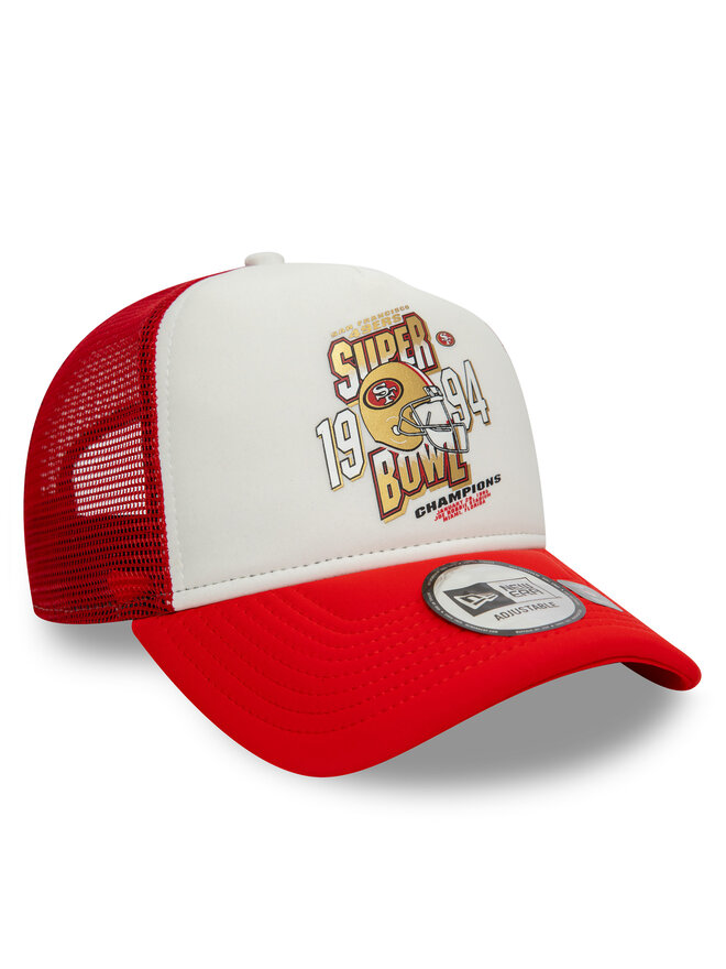 New Era Czapka z daszkiem New Era San Francisco 49Ers Superbowl 60595295 Biały