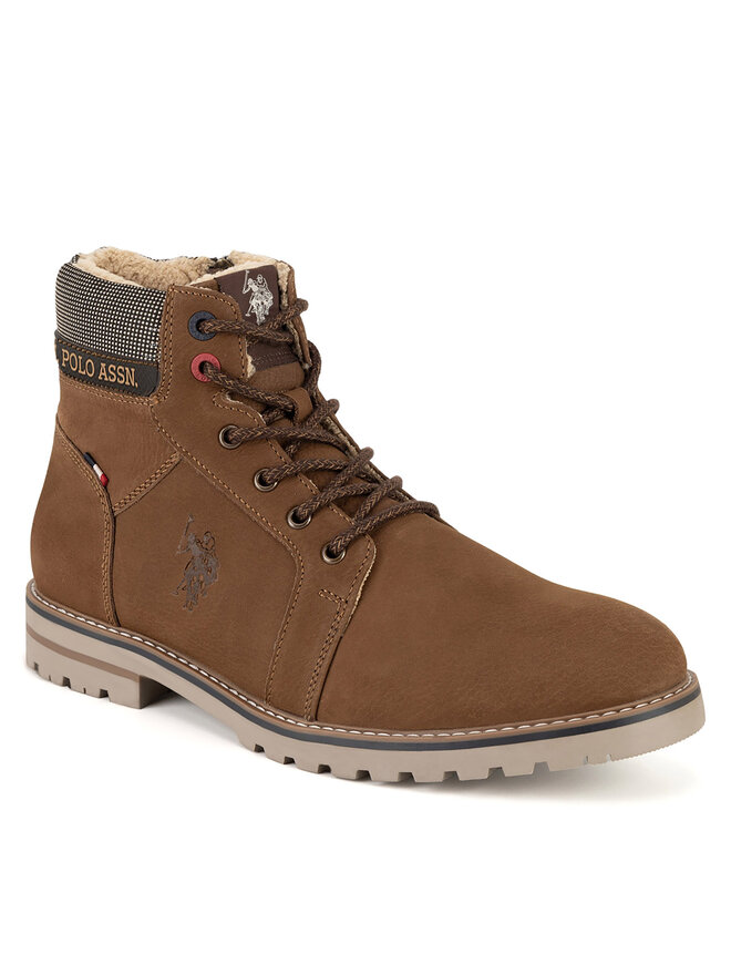 U.S. Polo Assn. Schnürstiefeletten U.S. Polo Assn. POLY001M/DLT1 Braun