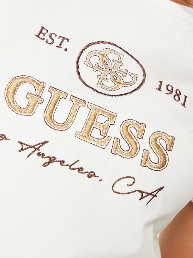 Guess Guess Футболка V5RI05 J1314 Écru Regular Fit